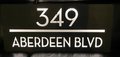 Custom Solar ThruLit Home Address Sign